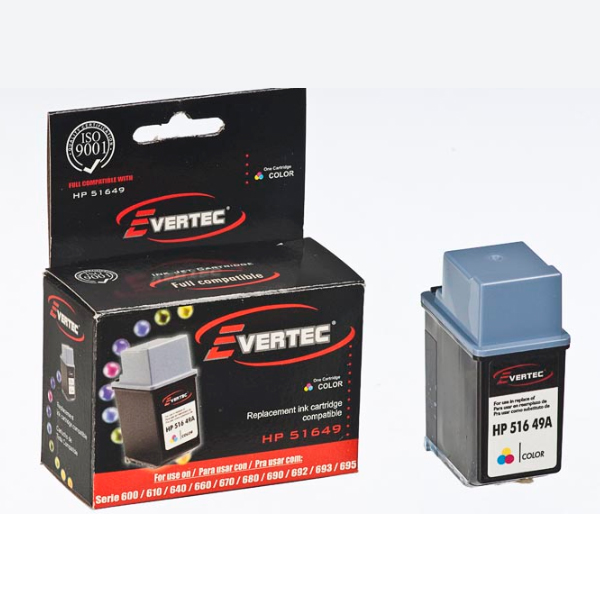Cartucho Alternativo HP 49 Color 23ml Evertec -