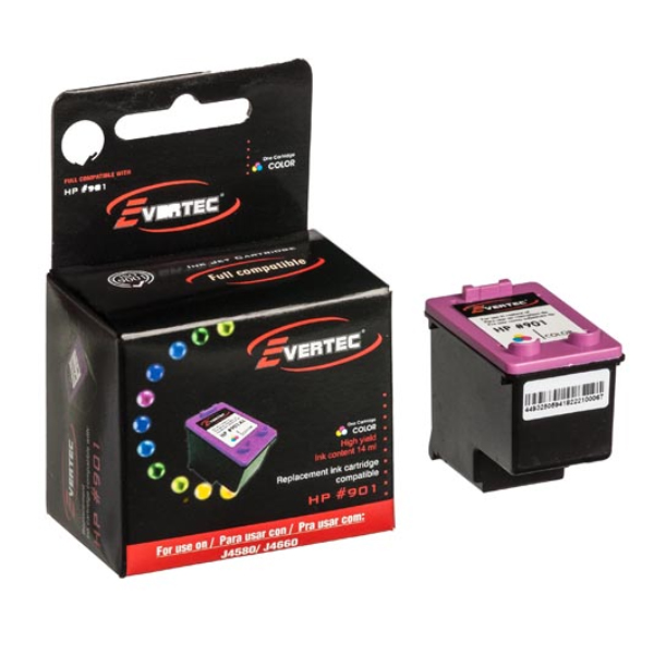 Cartucho Alternativo HP 901 XL Color Evertec -