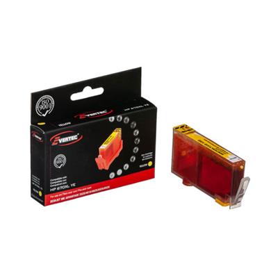 Cartucho Alternativo HP 670 XL Yellow 14ml Evertec