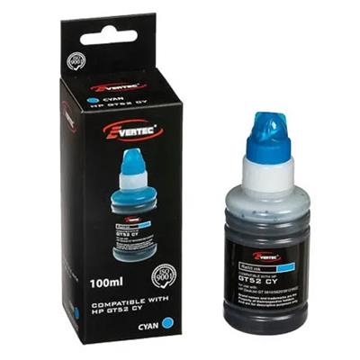 Tinta Alternativa HP GT52 Cyan 100ml Evertec