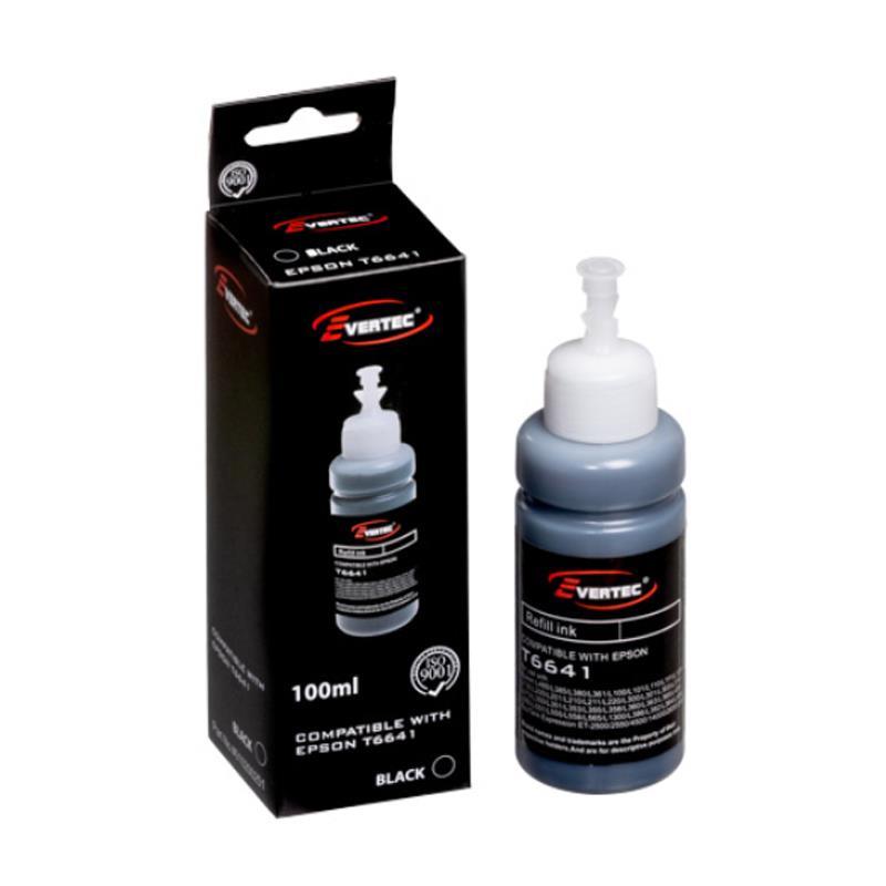 Tinta Alternativa Epson 664 Negro T664120 100ml Evertec -