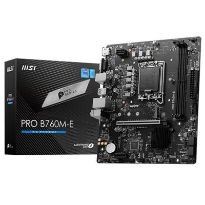 Motherboard (1700) MSI PRO B760M-E DDR5