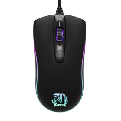 Mouse Gaming Raptor Storm Grip 4 botones 3600dpi