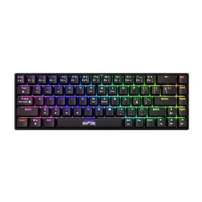 Teclado Gaming Inalambrico Raptor Fireclaw Mecanico M68